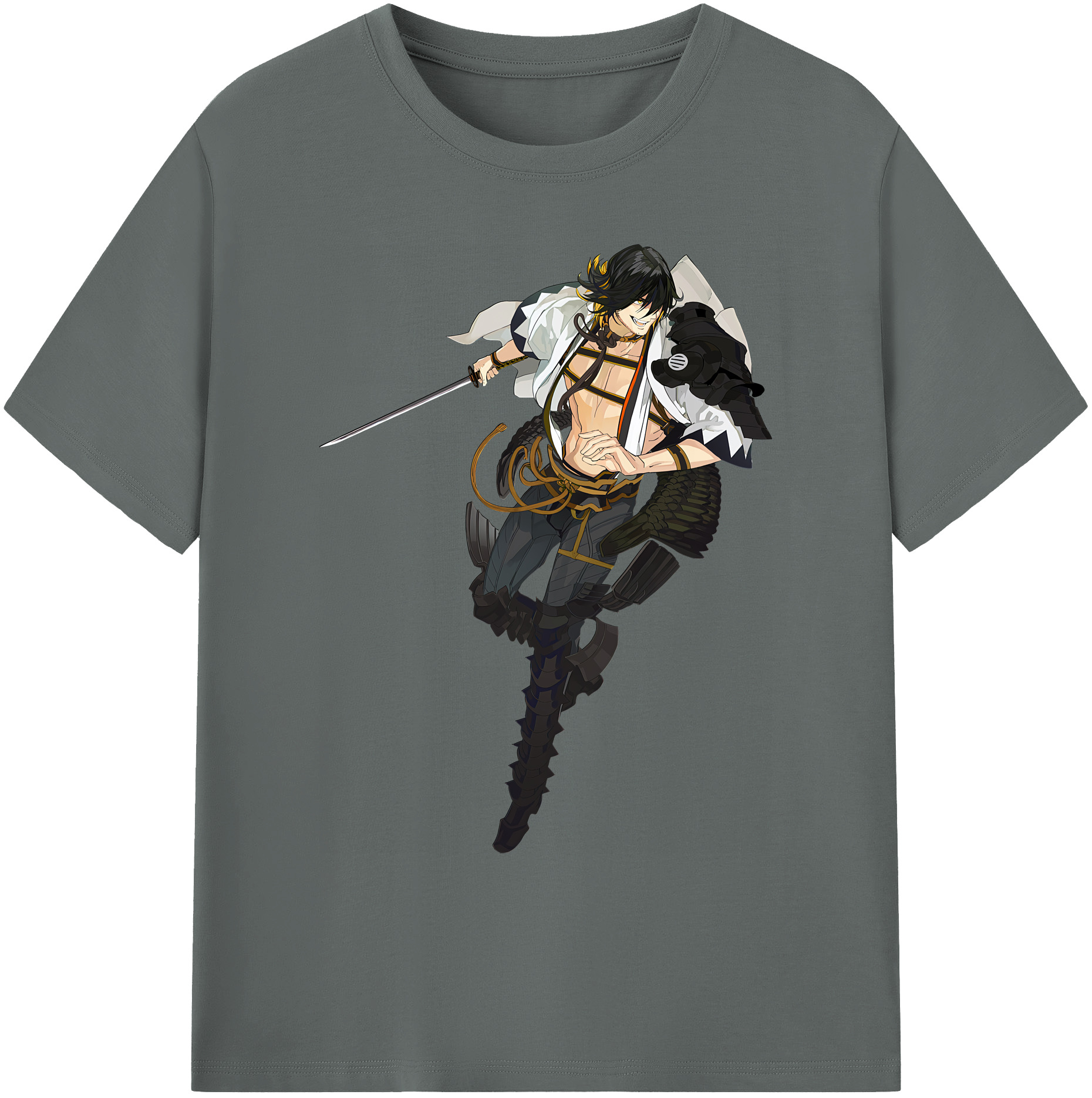 （画像用） 刀剣乱舞 Touken Ranbu 綿100％ メンズ半袖Tシャツ｜肌触りやわらか＆通気性